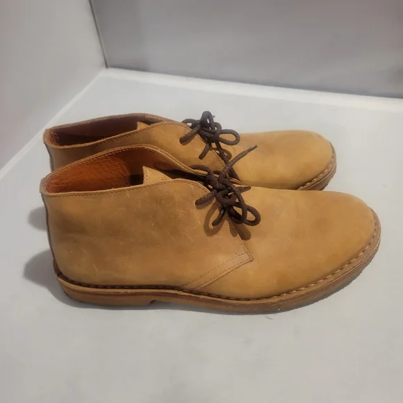 Astorflex Chukka Boot Men 44 Brown Leather Greenflex Italy US 11 - Picture 3 of 5